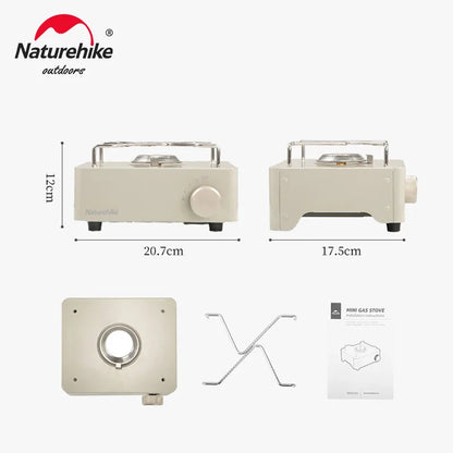 Naturehike Portable Camping Stove - Outdoor Gas Stove, Butane Fuel, Compact Camp Cooker for Camping Cookware