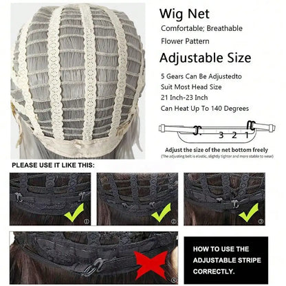 RANYU White Men’s Wig – Short Straight Synthetic Anime Hair, High-Temperature Fiber for Cosplay & Party