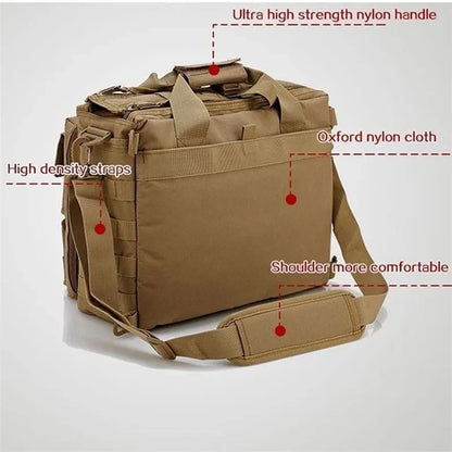 Tactical Molle Backpack – Multifunction Nylon Messenger Bag, Laptop Briefcase & Outdoor Climbing Shoulder Bag