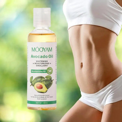 Hydrating Facial & Body Massage Oil — Coconut, Avocado & Vitamin Oil for Soothing Deep Moisturizing Relaxation