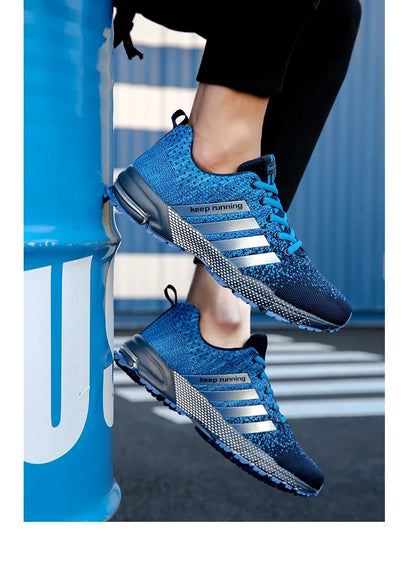 Men’s Air Cushion Running Shoes – Breathable Lightweight Marathon Sneakers for Athletic Training, Comfortable for Women