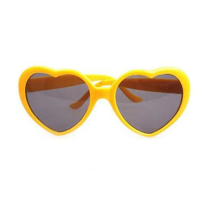 Women’s Fashion Heart-Shaped Glasses Watch - Nighttime Light Diffraction to Heart Shape, Stylish Female Sunglasses
