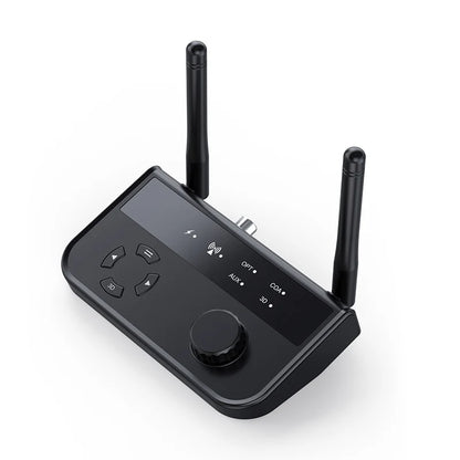 Bluetooth 5.3 3D Stereo Audio Receiver | Optical, Coaxial, 3.5mm AUX Output Wireless Adapter for Car Speakers