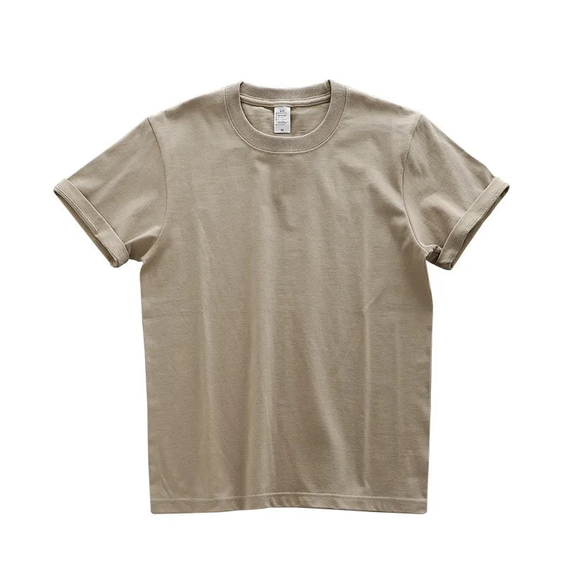 Dukeen Heavyweight Cotton T-Shirt - 280gsm Oversized Short Sleeve Casual Tee for Men Summer Streetwear