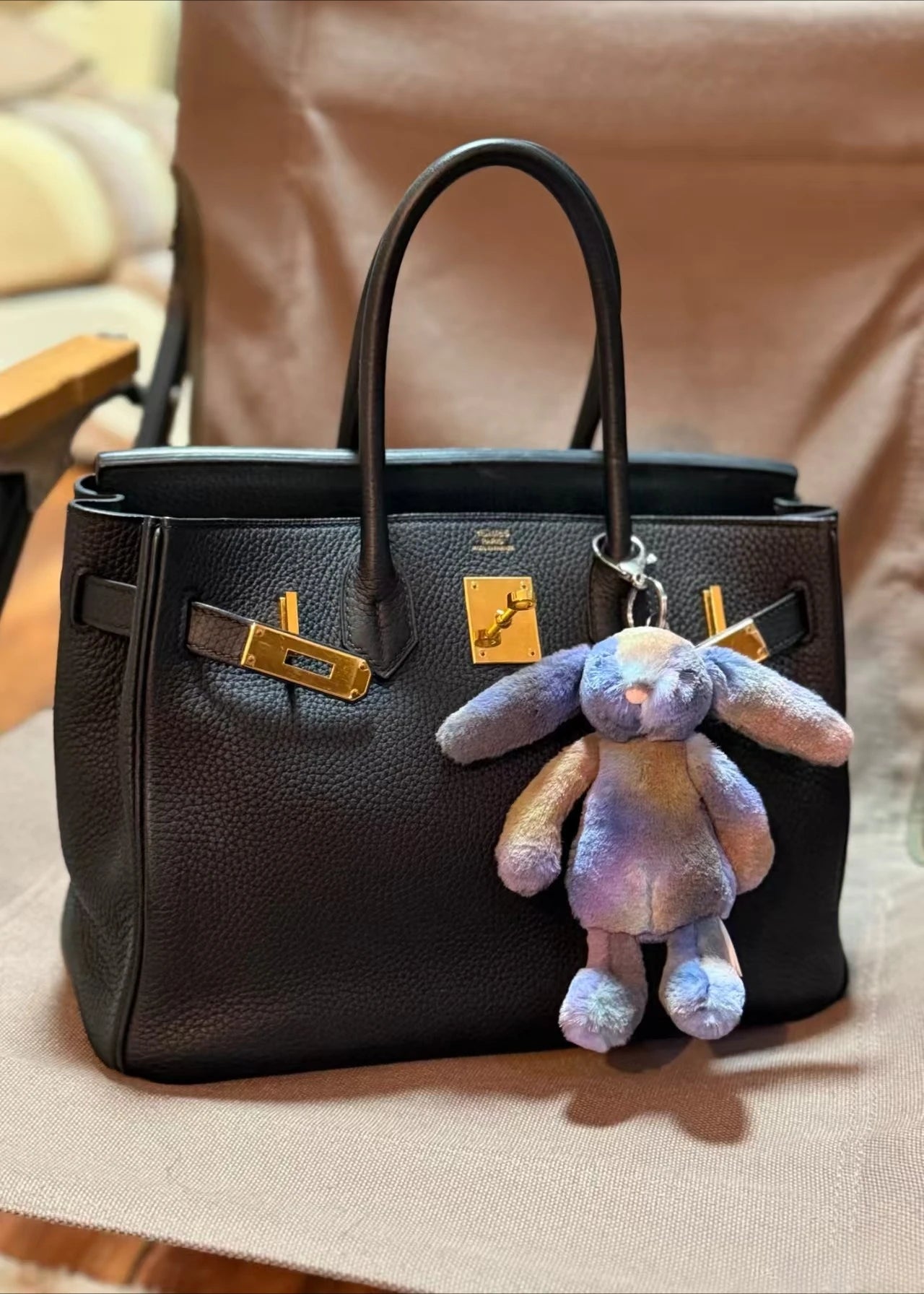 Cute Plush Bag Charm Keychain - Kawaii Soft Toy Pendant Birthday Gift for Girls