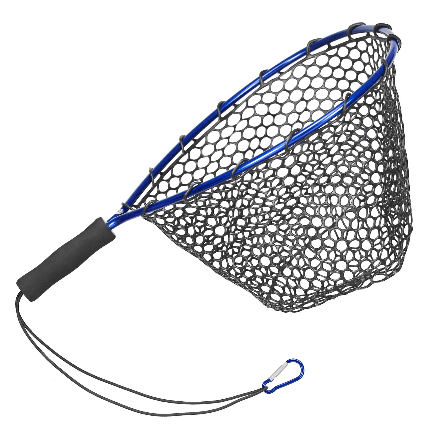 Folding Silicone Fish Net with Aluminum Alloy Pole | Small Mesh Landing Net for Easy Casting | Portable Fishing Tool
