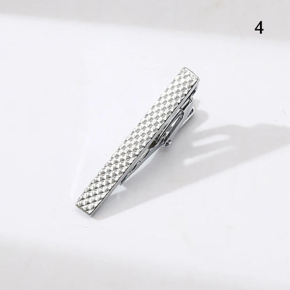 Men’s Fashion Tie Clip Pin - Metal Necktie Bar for Business, Wedding & Party Suit Accessories Gift