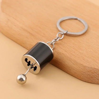 Creative Gear Head Keychain – Speed Gearbox & Turbo Hub Brake Disc Pendant for Car Keys, Shock Absorber Keyring