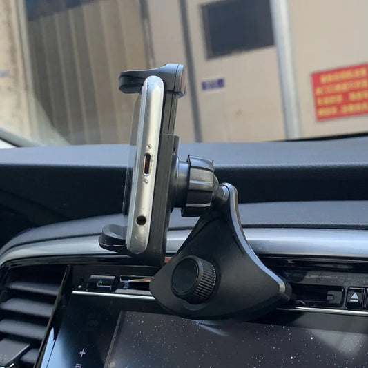 Universal CD Slot Car Phone Holder - 360° Rotating Smartphone Mount Stand for iPhone Samsung Xiaomi