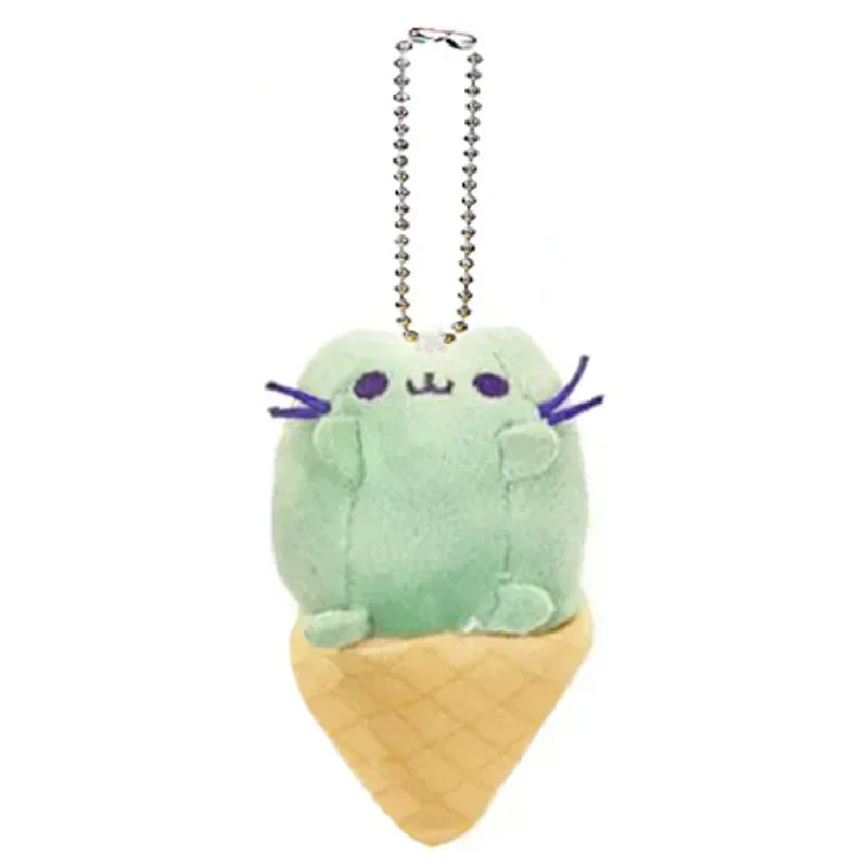 Pusheen Kawaii Cat Plush Toy - Cute Donut, Unicorn, Ice Cream, Pizza, and Cake Stuffed Animal for Gifts and Room Decor
