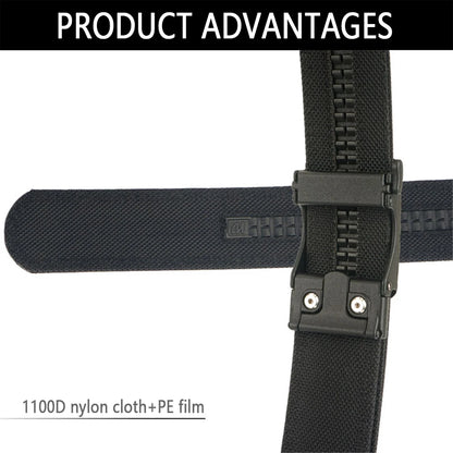 TUSHI Men's Military Tactical Belt – Heavy-Duty Sturdy Nylon with Automatic Buckle for Outdoor & Casual Wear
