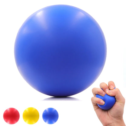 Hand Grip Strengthener Ball – Soft Foam Stress Relief & Therapy Exercise Gripper for Rehab, Gym, Office & Home Use