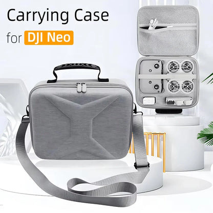 Carrying Case for DJI NEO Drone – Hard PU Waterproof Travel Case for Fly More Combo & Accessories
