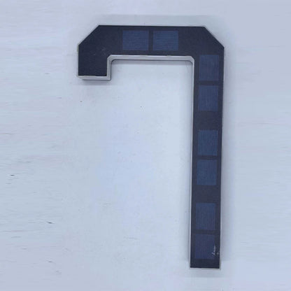 LED Solar House Number Light - Waterproof Address Sign with Light Sensor for Outdoor Home, Yard & Wall Decor