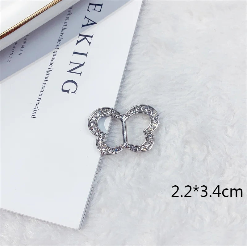 Creative Knot Buckles – Geometric T-Shirt & Scarf Waist Tightening Buttons, Clothing Accessories