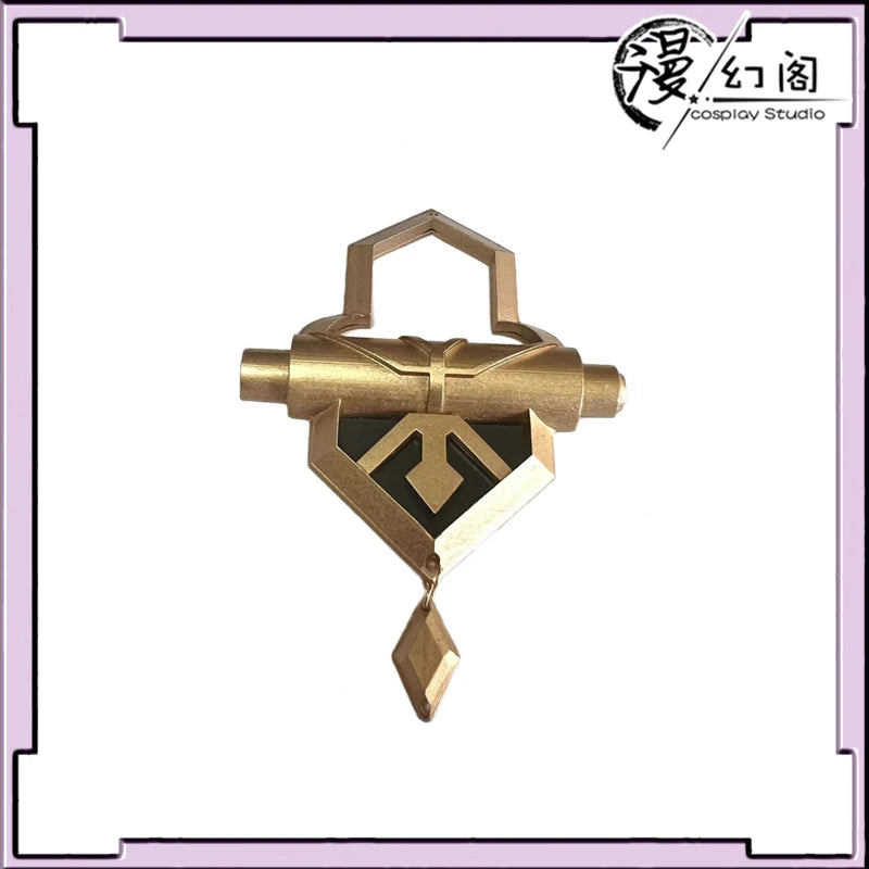 Scaramouche Wanderer Cosplay Accessory - Kunikuzushi Bamboo Hat Vision of God 3D Printed Prop