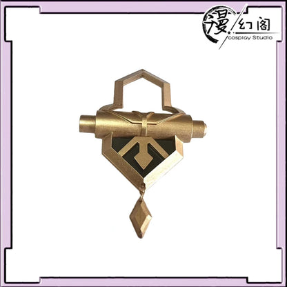 Scaramouche Wanderer Cosplay Accessory - Kunikuzushi Bamboo Hat Vision of God 3D Printed Prop