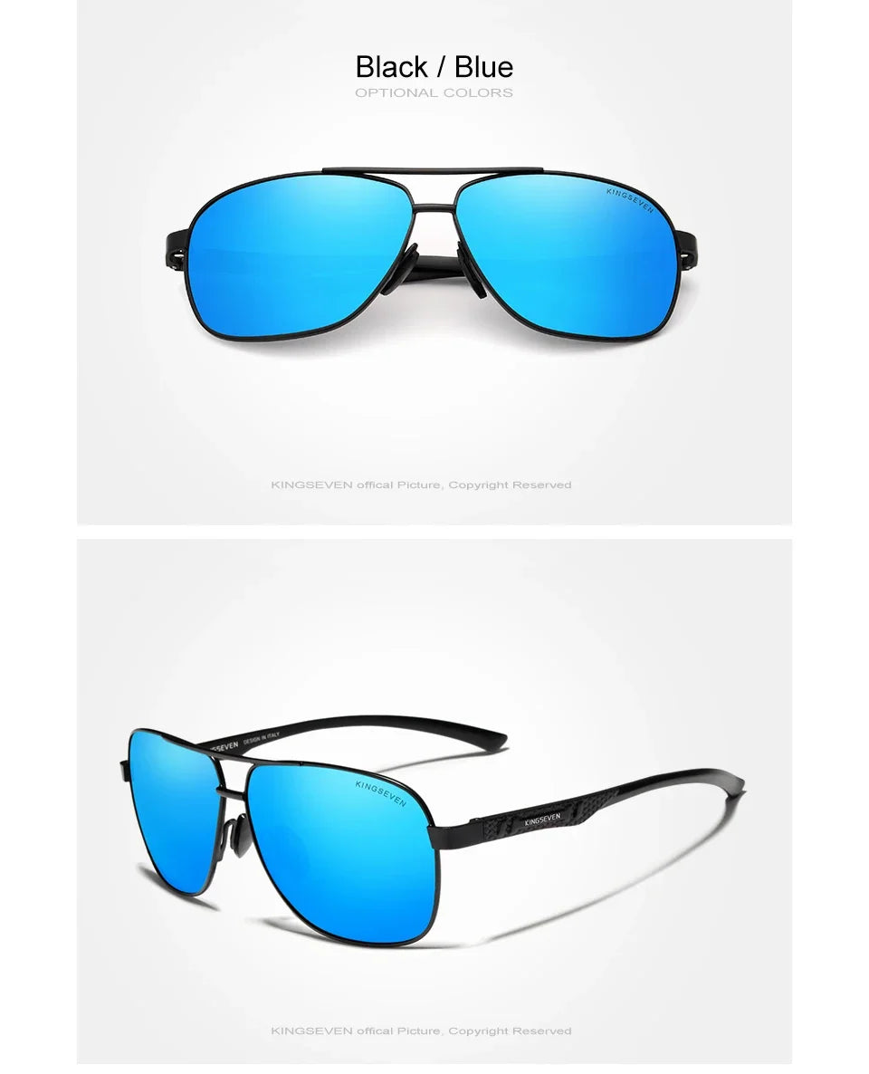 KINGSEVEN Polarized Pilot Sunglasses – UV400 HD Lens Aluminum Frame Photochromic Night Vision Eyewear for Men & Women