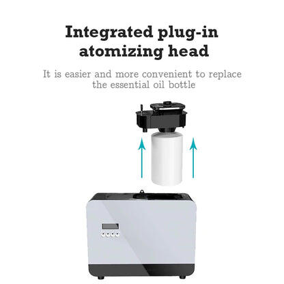 30,000 Feet Namste Aroma Diffuser – 800ML Essential Oil Air Purifier & Home Fragrance with Metal Body, 14W Power