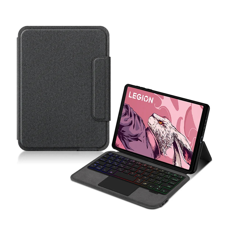 HUWEI Magic Keyboard Case for Lenovo LEGION Y700 2023 8.8" TB-320F 2nd Gen Tablet Cover with TouchPad & Backlit Keyboard