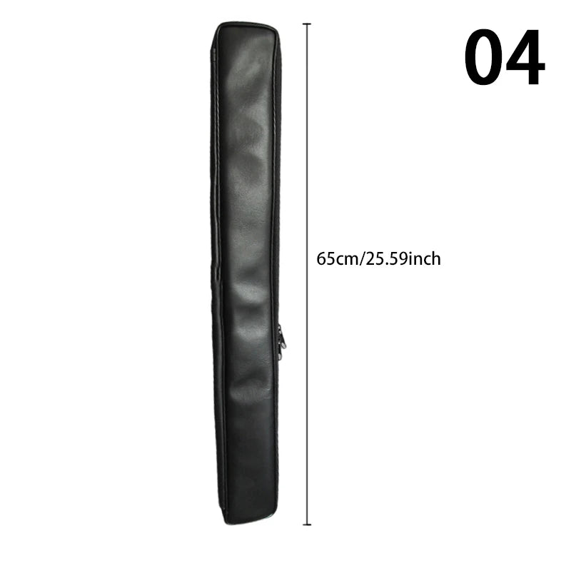 Waterproof Leather Instrument Bag - Thickened Vertical Storage Case for Flute, Piccolo, Saxophone & Wind Instruments