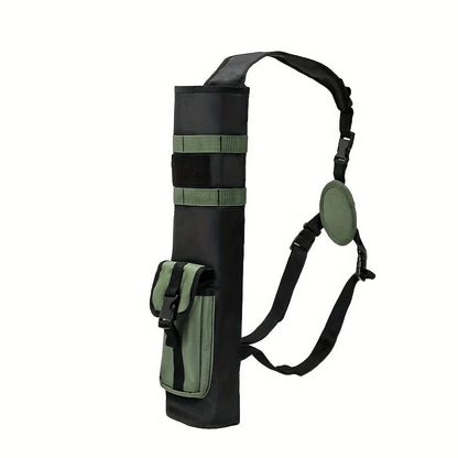 Pskook Lightweight Back Arrow Quiver – Foldable, Compact Hip Bag with Molle System Pocket for Hunting