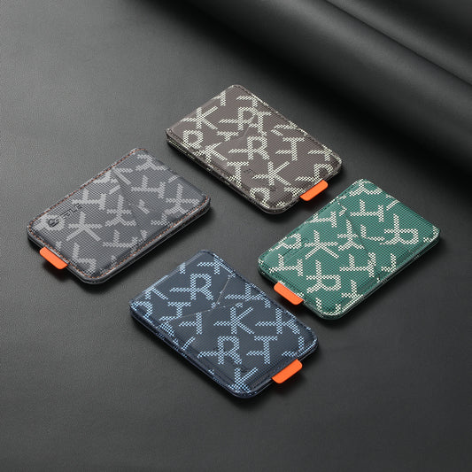 MagSafe Leather Wallet - Magnetic iPhone Card Holder with Strong Magnet