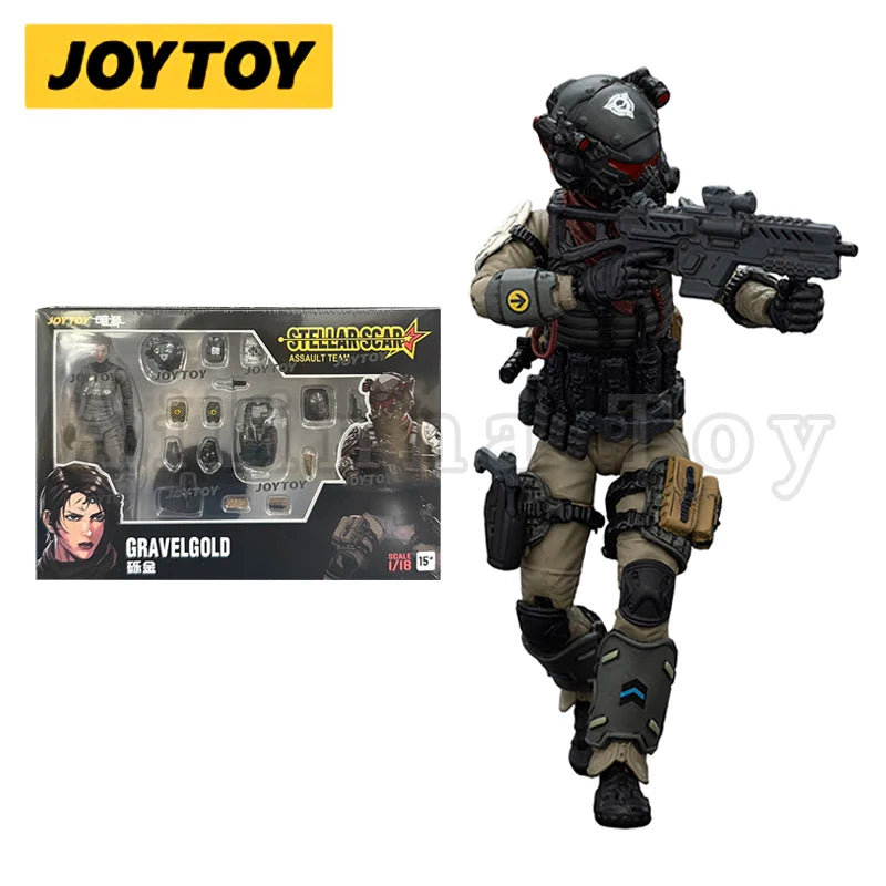 JOYTOY 1/18 Dark Source Stellar Scar Assault Team Action Figure – Anime Military Model Collectible
