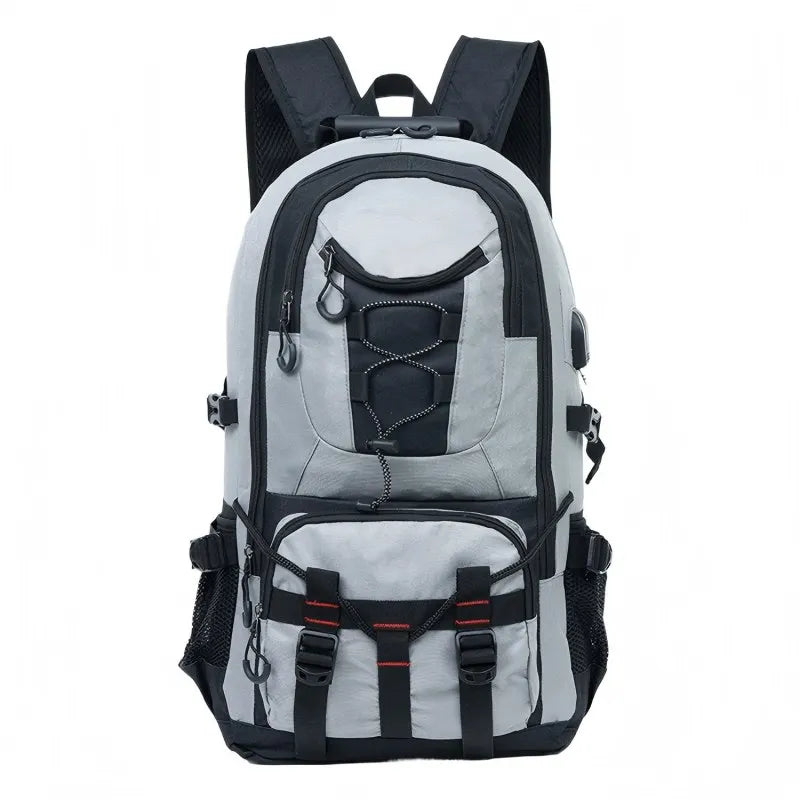 Large-Capacity Outdoor Hiking Backpack – Multi-Functional Water-Resistant Travel & Luggage Bag