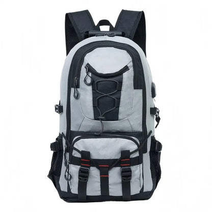 Large-Capacity Outdoor Hiking Backpack – Multi-Functional Water-Resistant Travel & Luggage Bag