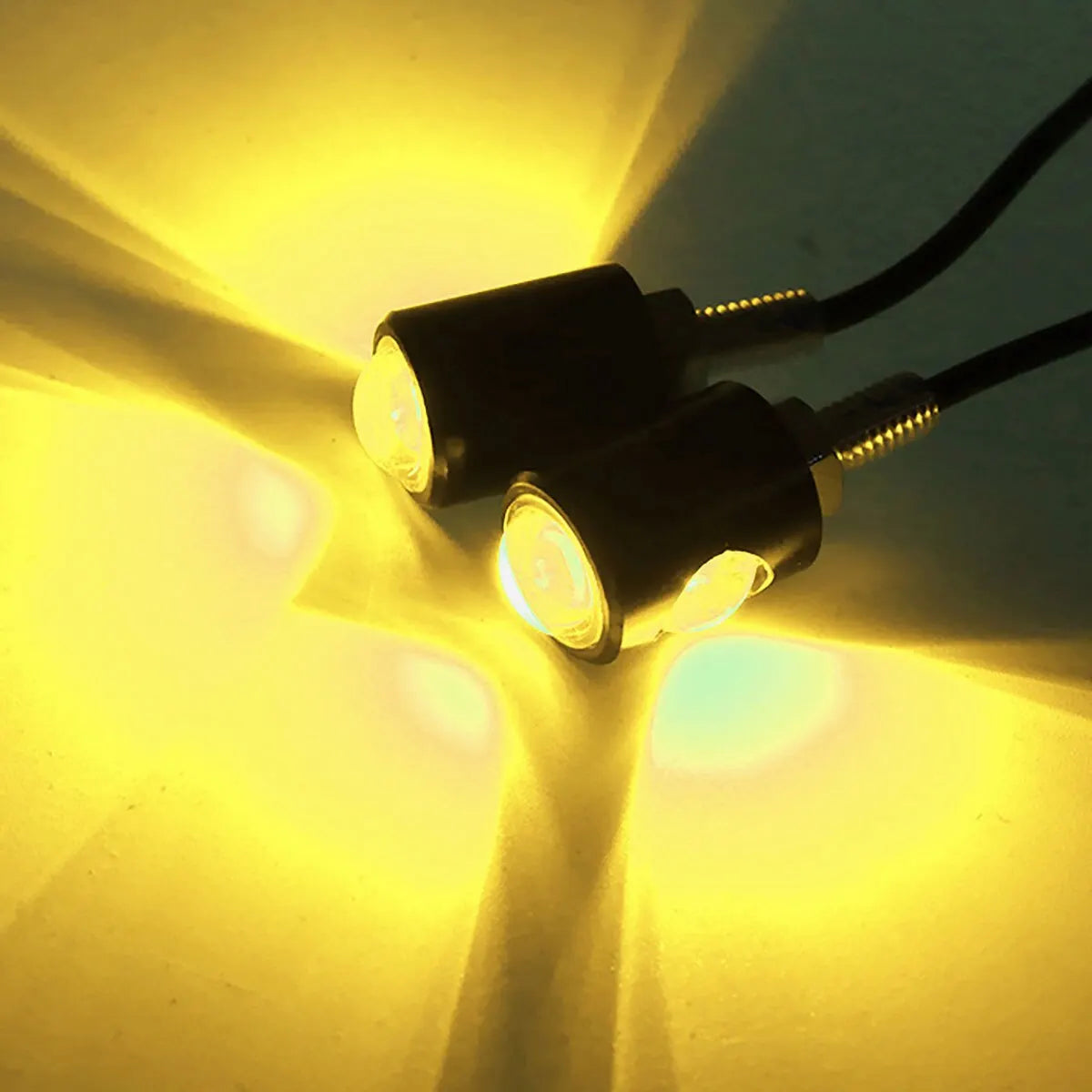 2PCS Motorcycle LED Eagle Eye Lights – Super Bright Turn Signal & Rear Tail Brake Lamps