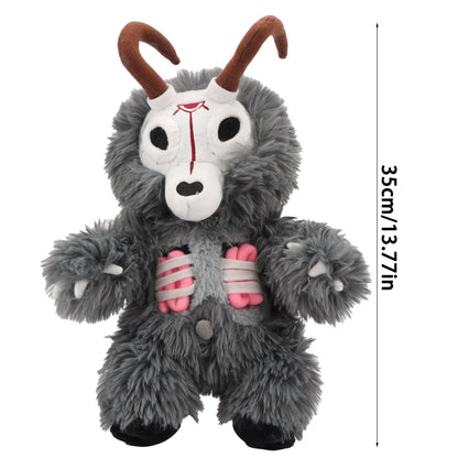 BIGEARDOG Kawaii Wendigo Zombie Deer Plush Toy — Stuffed Cartoon Wendigo, Birthday & Halloween Gift, Creative Room Decor