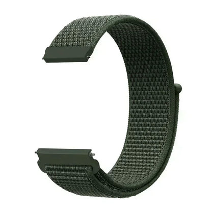 22mm Sport Nylon Loop Watch Band – Breathable Replacement Wristband for NORTH EDGE APACHE-46 Smartwatch, Durable Adjustable Strap