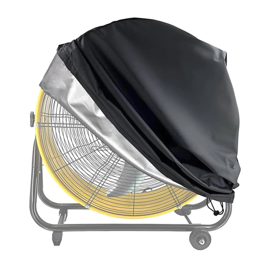 Heavy Duty Industrial Drum Fan Cover for 18-20 Inch & 24 Inch High Velocity Floor Fans – Dustproof Outdoor Protective Cover