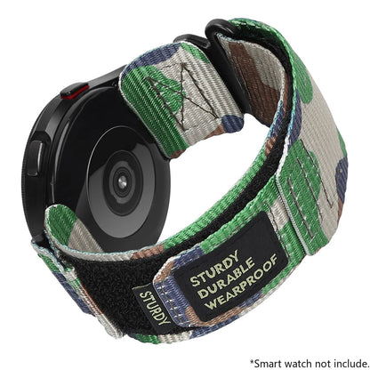 20mm 22mm Nylon Sport Watch Band — Thick Colorful Replacement Strap for Men & Women Watches