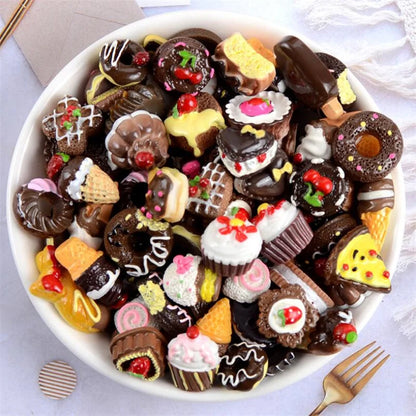 20PCS Kawaii Slime Candy Resin Charms – Cute Flatback Beads for DIY Crafts, Hair Clips, Phone Cases & Scrapbooking