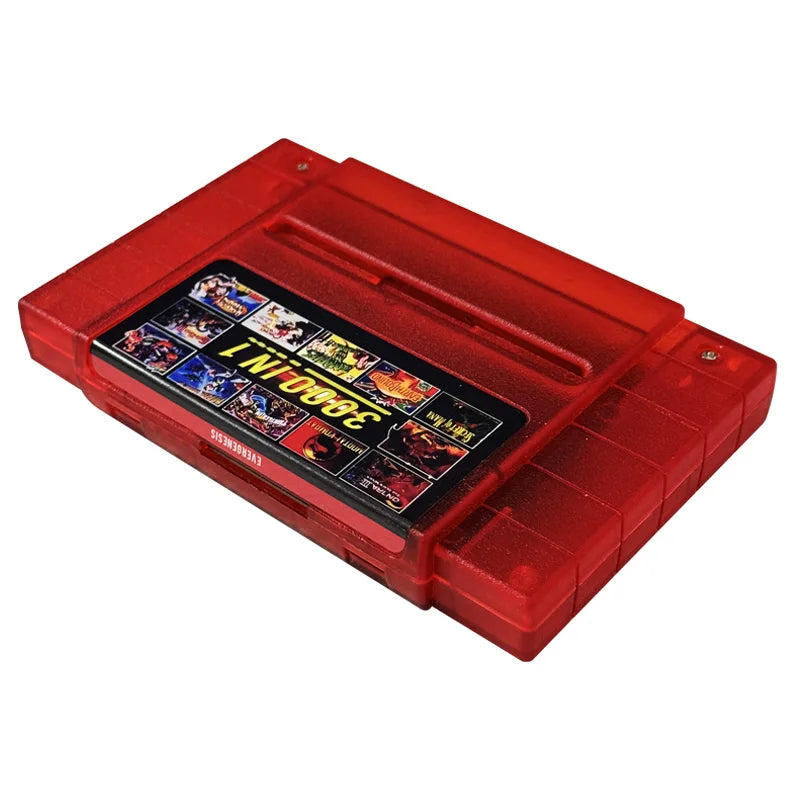 SNES 3000-in-1 Game Cartridge – 8GB TF Card SFC/Super Famicom V12 Retro Game Collection for US Console Accessories