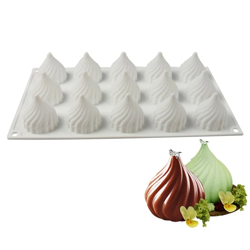 3D Lemon Shape Silicone Cake Mold — French Dessert Baking Tools for Brownies, Mousse & Pastry Decoration