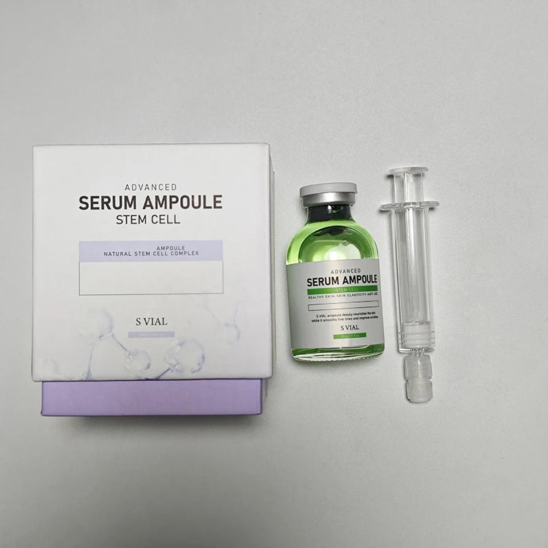 PDRN Salmon DNA Facial Serum – Stem Cell Ampoule Essence for Skin Nourishing, Firming, Smoothing & Glow Boosting Skincare Treatment