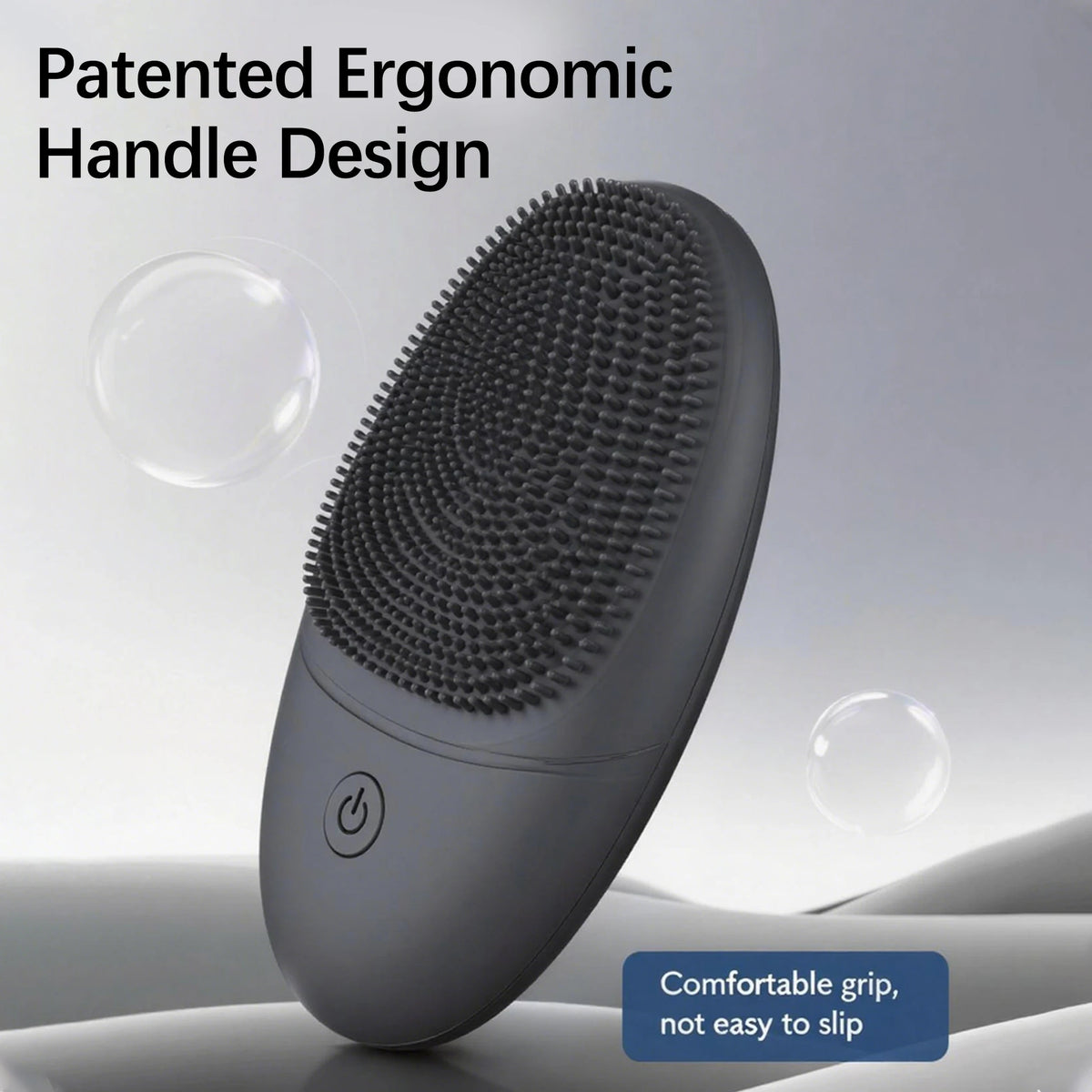 Electric Silicone Facial Cleansing Brush - Sonic Vibration Deep Cleansing Face Wash Tool