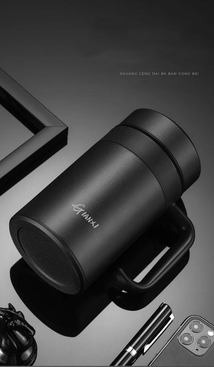 Large Capacity Stainless Steel Vacuum Flask Heat Preservation Insulated Household Cup