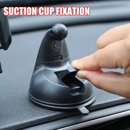 Universal Suction Cup Car Phone Holder - 360° Dashboard Windshield GPS Mount for iPhone Xiaomi Huawei