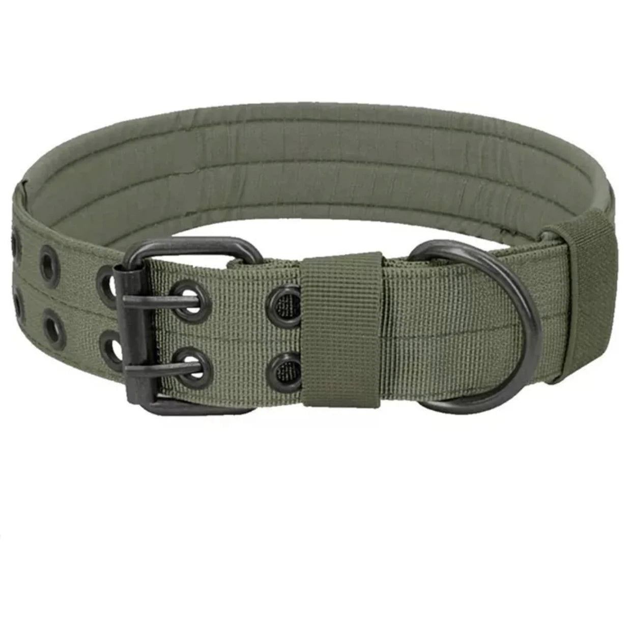 Adjustable Reflective Nylon Dog Collar – Heavy Duty Tactical Training Collar for German Shepherds