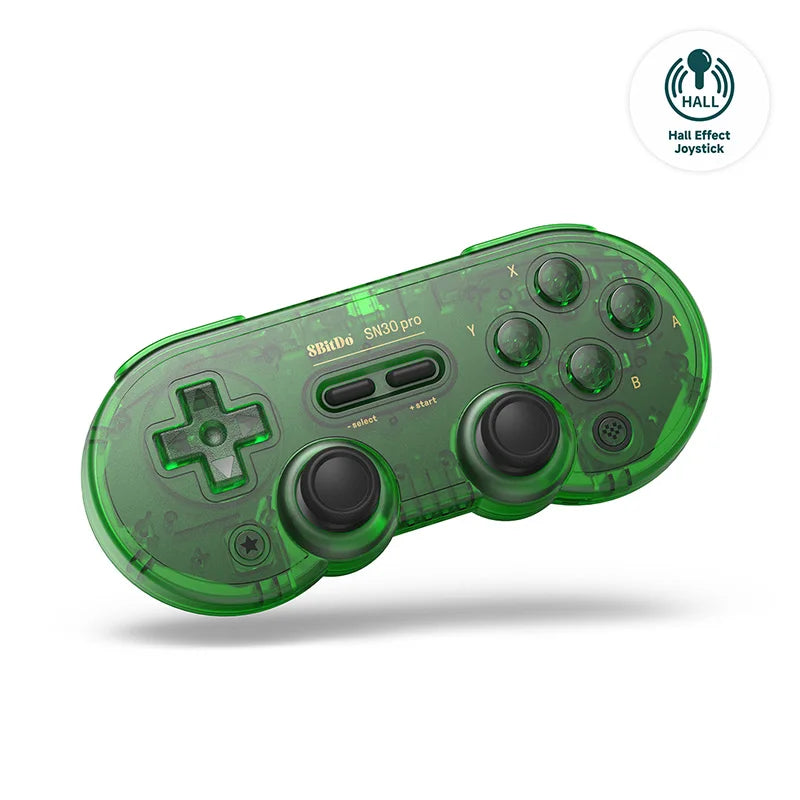 8Bitdo SN30 Pro Bluetooth Wireless Gaming Controller – Hall Effect, Compatible with Switch, MacOS, Android, Raspberry Pi, Windows, and Steam