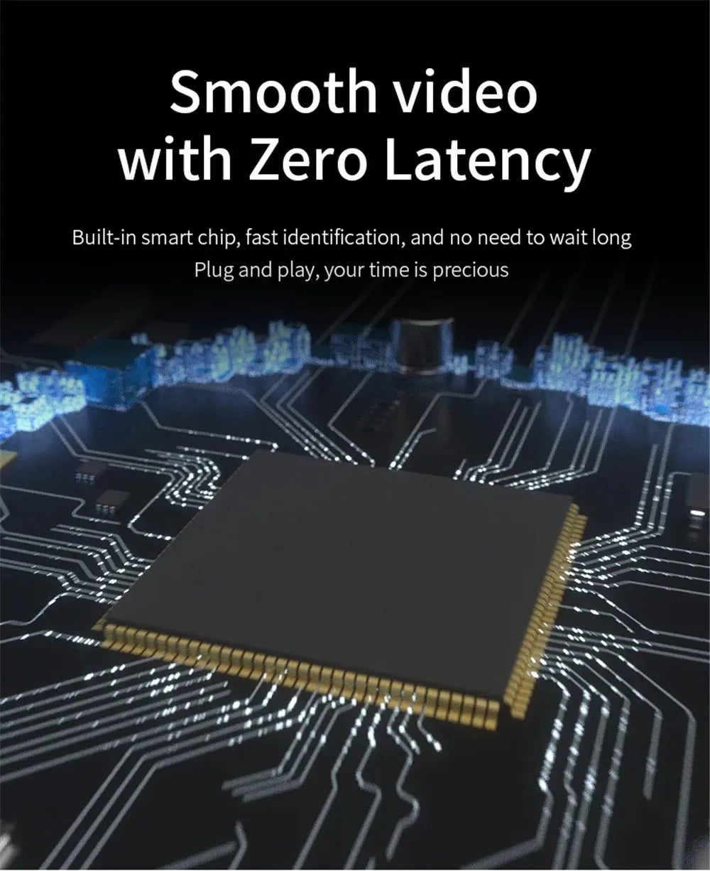 LD39 Wire HD Streaming TV Stick – Micro USB & Type C to HDMI Cable for Screen Mirroring from Android Phone/Tablet to TV