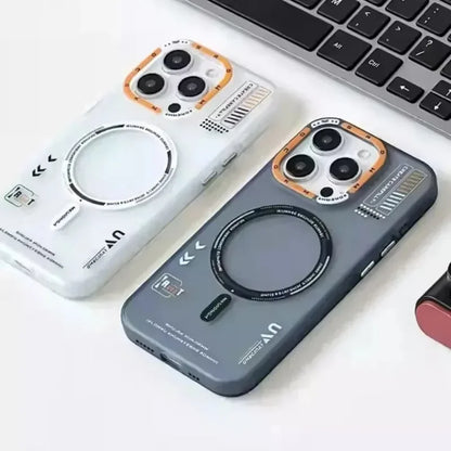 Matte Magnetic Phone Case - Frosted MagSafe Cover with Metal Lens Frame for iPhone 13-17 Pro Max, Air & Wireless Charging