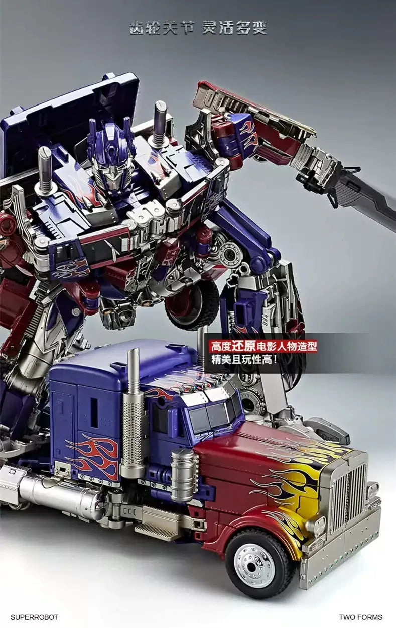 30CM Transforming Robot Toy – Optimus Prime, Bumblebee & Megatron Alloy Action Figures for Kids