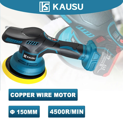 Cordless Electric Car Polisher with Digital Display – Automotive Waxing & Rotary Polishing Tool for Makita 18V Battery (Tool Only, No Battery)
