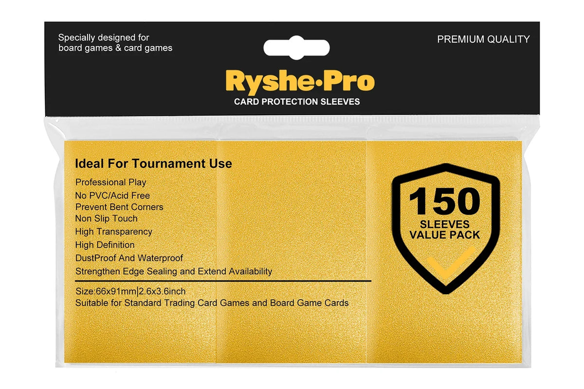 100Pcs 66×91mm Trading Card Sleeves - Soft Penny Sleeves for MTG, Yu-Gi-Oh! & Baseball Cards