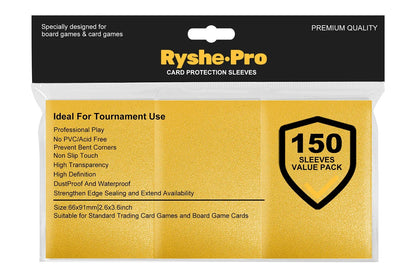 100Pcs 66×91mm Trading Card Sleeves - Soft Penny Sleeves for MTG, Yu-Gi-Oh! & Baseball Cards